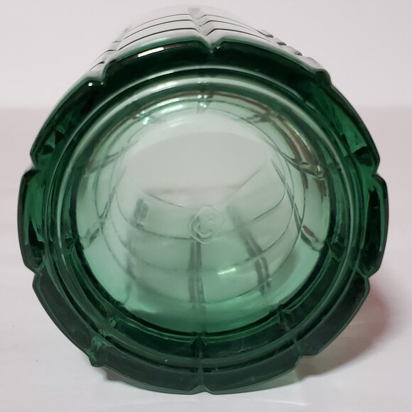 Anchor Hocking Glass Tumbler Tartan Green Vintage - Picture 5 of 7